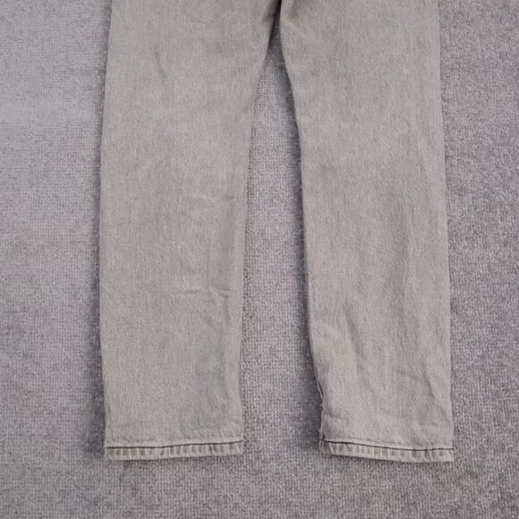 Levi's 501 Red Tab 26x28 Inseam 27 Gray Denim Jeans - Picture 11 of 13